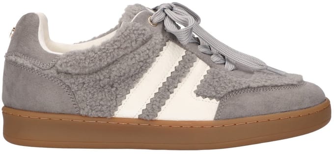 La Strada Sneaker Grijs Teddy - Damesschoenen - Maat - 37