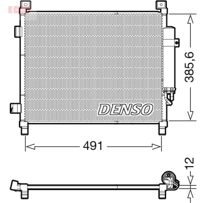 Condensator, airconditioning DENSO DCN46031