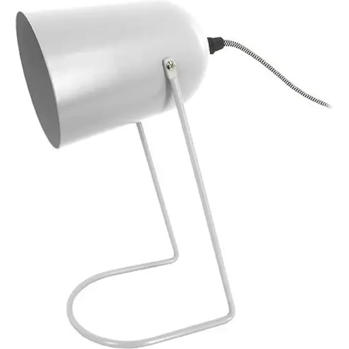 Leitmotiv Tafellamp Enchant - IJzer Mat Wit - 30x18cm - Scandinavisch