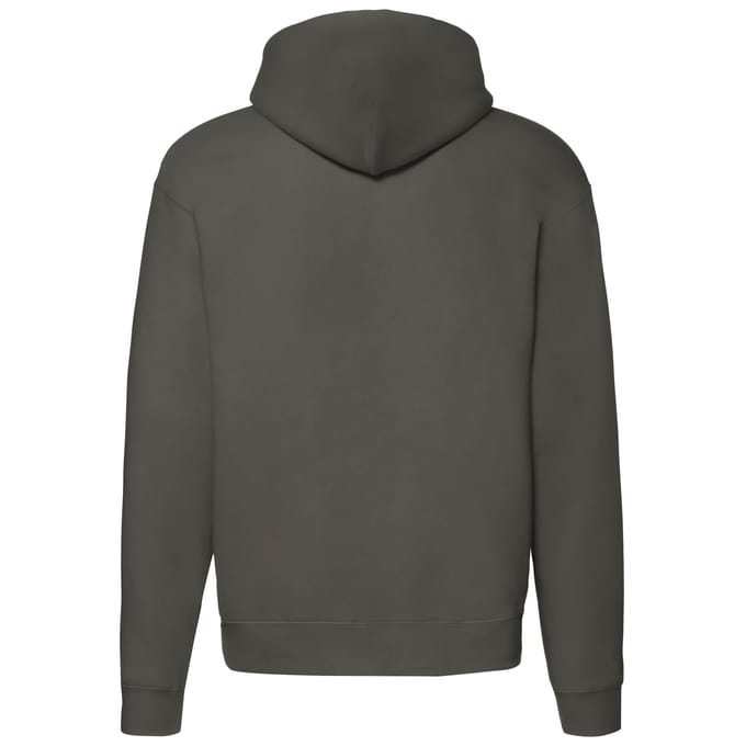 Fruit of the Loom Premium capuchonjas voor volwassenen (Houtskool)