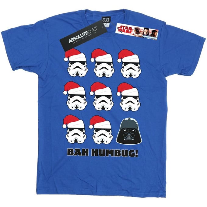 Star Wars Heren Kerstmis Humbug T-Shirt (Koningsblauw)