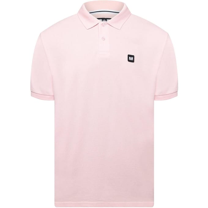 Weekend Offender Heren Barnum Poloshirt met Korte Mouwen (Bleek Blosje)