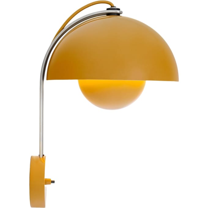 &Tradition Flowerpot VP8 Wandlamp Mosterdgeel