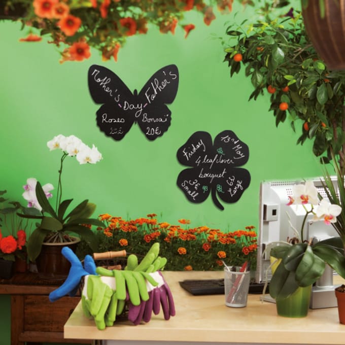 Securit Krijtbord Silhouette Vlinder - 30x53cm