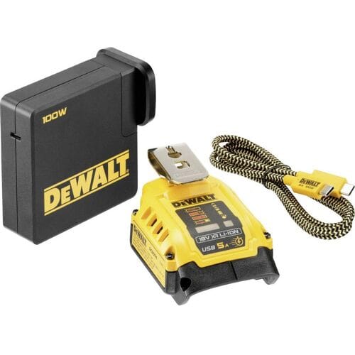 DeWalt 18V XR Serie - Adapter USB - Powerbank Functie - LED Indicator