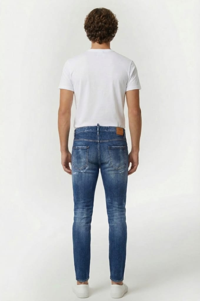Dsquared2 Jeans 5 Pockets Black Größe: W50 | Slim Jeans Outlet | Herren | Schwarz