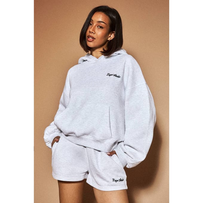 Dames Dsgn Studio Boxy Over-the-head Hoodie | Asgrijs | Maat: Small