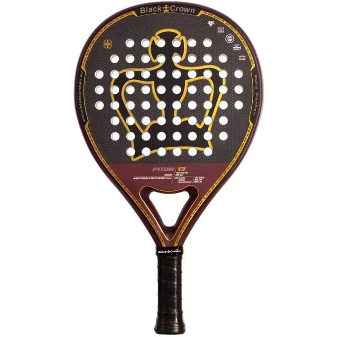 Black Crown Piton 13 - 3K (Rond) - 2025 padel racket