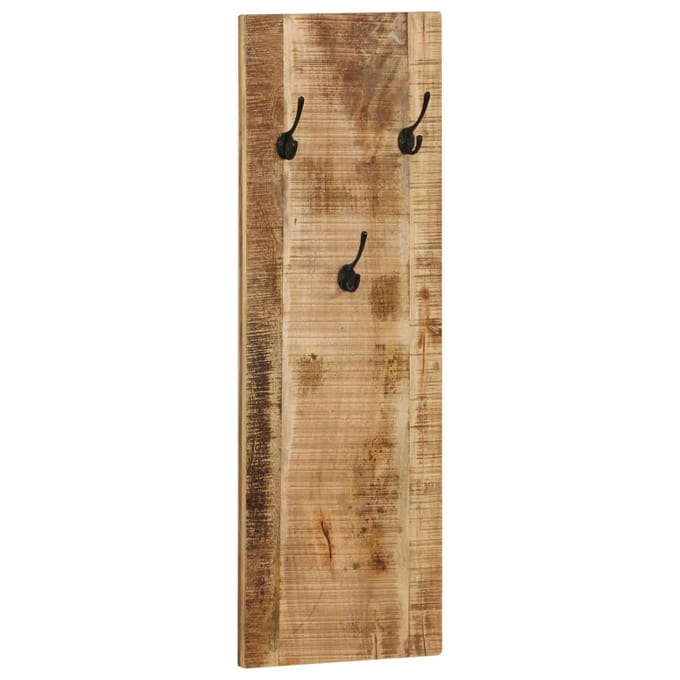 vidaXL - Wandkapstokken - 2 - st - 36x110x3 - cm - massief - mangohout