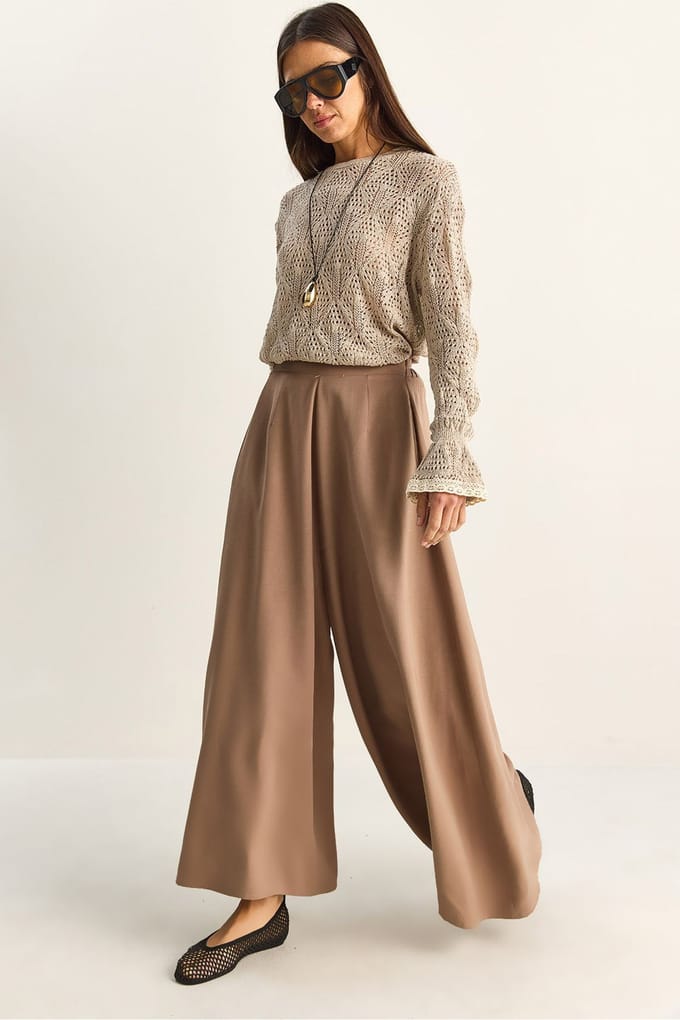 Hoge Taille Wijde Pantalon
