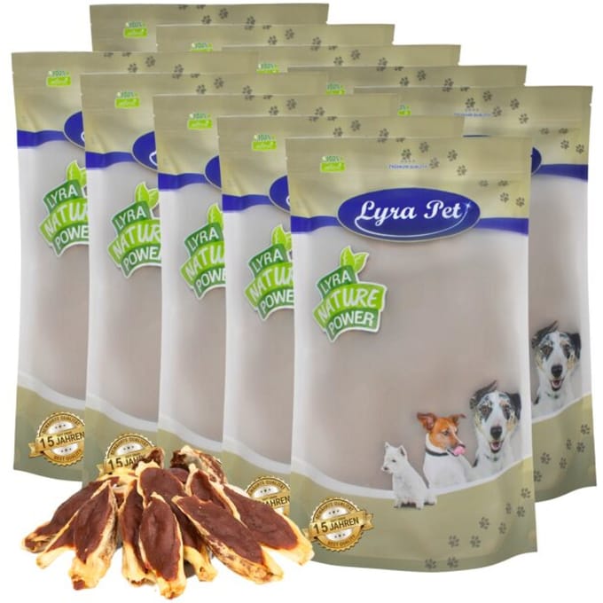 10 kg Lyra Pet® konijnenoren gevuld met eendenvlees