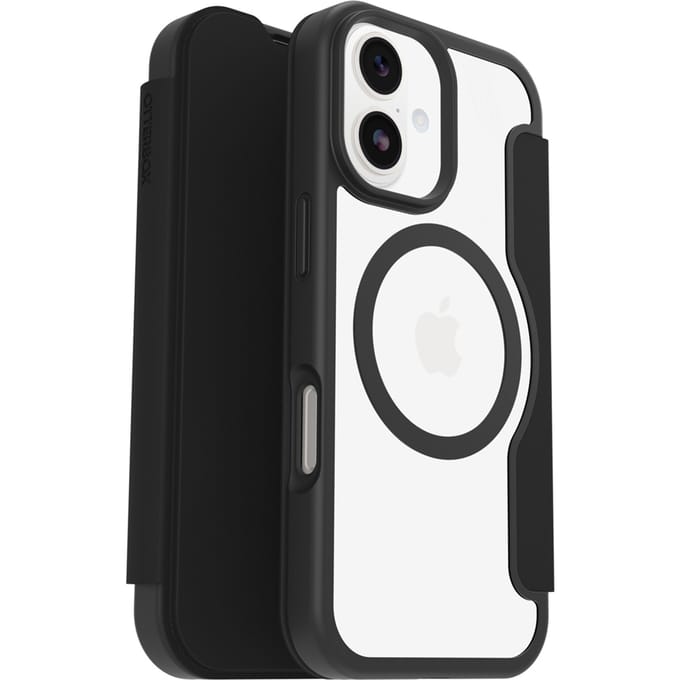 OtterBox React Folio - Telefoon hoesje - Geschikt voor iPhone 17 - Zwart/Transparant
