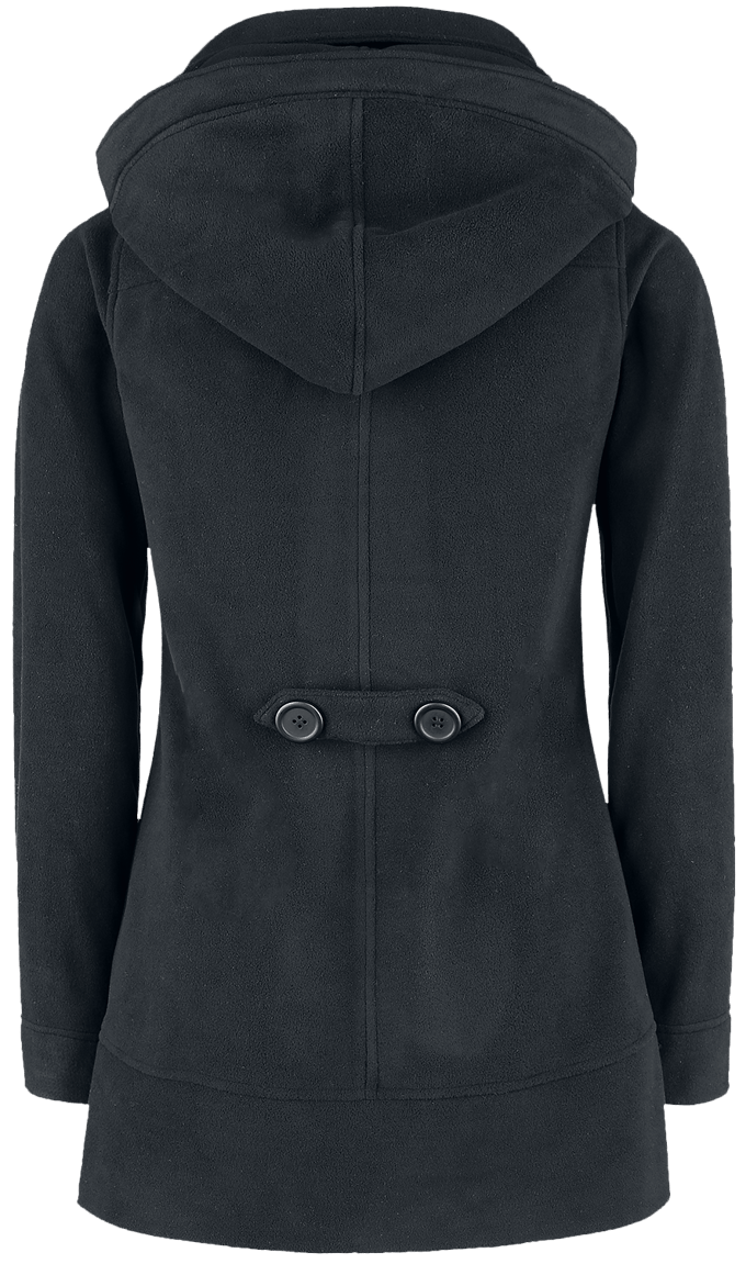 Brandit Tussenseizoensjas - Square Fleece - S tot 4XL - voor Vrouwen - zwart