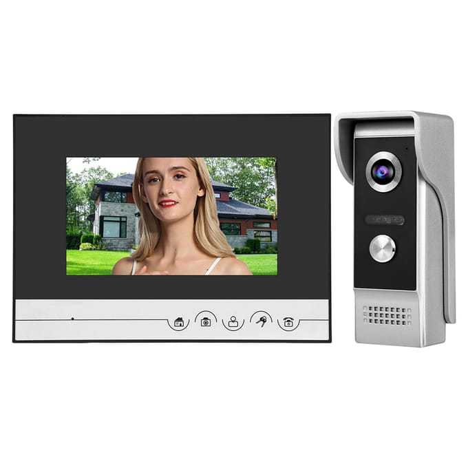 7-inch TFT Video Intercom Deurtelefoon Systeem Intelligente Toegang Deurcamera 110°240V