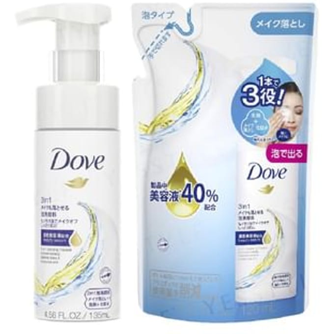 Dove Japan - 3 In 1 Cleansing Mousse 120ml Refill