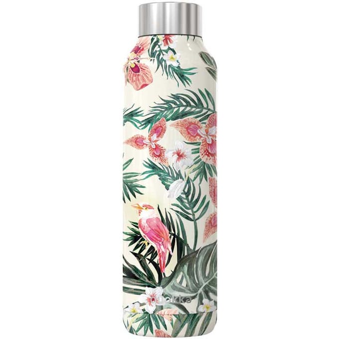 Quokka RVS Drinkfles - Jungle Flora