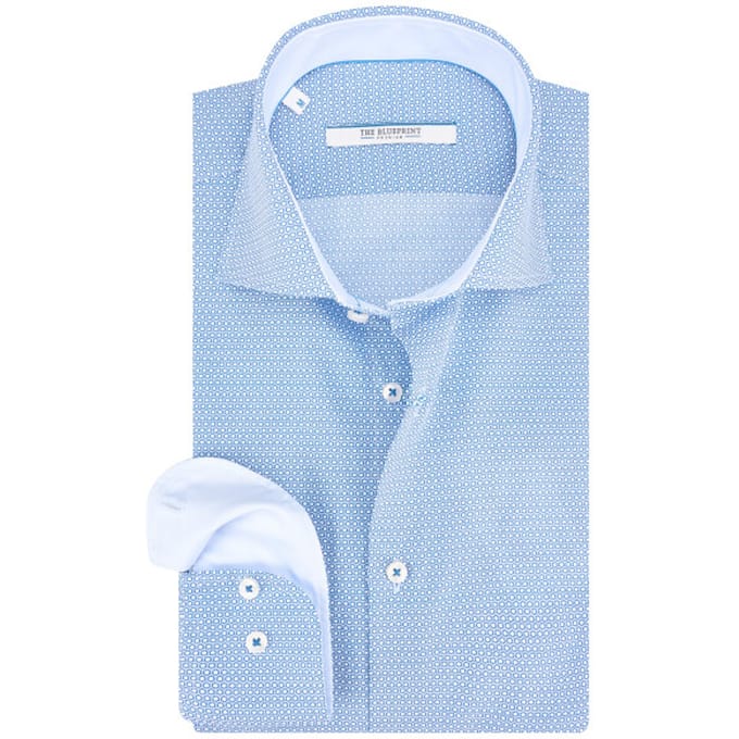 The Blueprint trendy overhemd met lange mouwen bp56-5