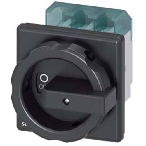 Siemens 3LD25040TK51 Belastbare scheidingsschakelaar Zwart 3-polig 35 mm² 63 A 690 V/AC