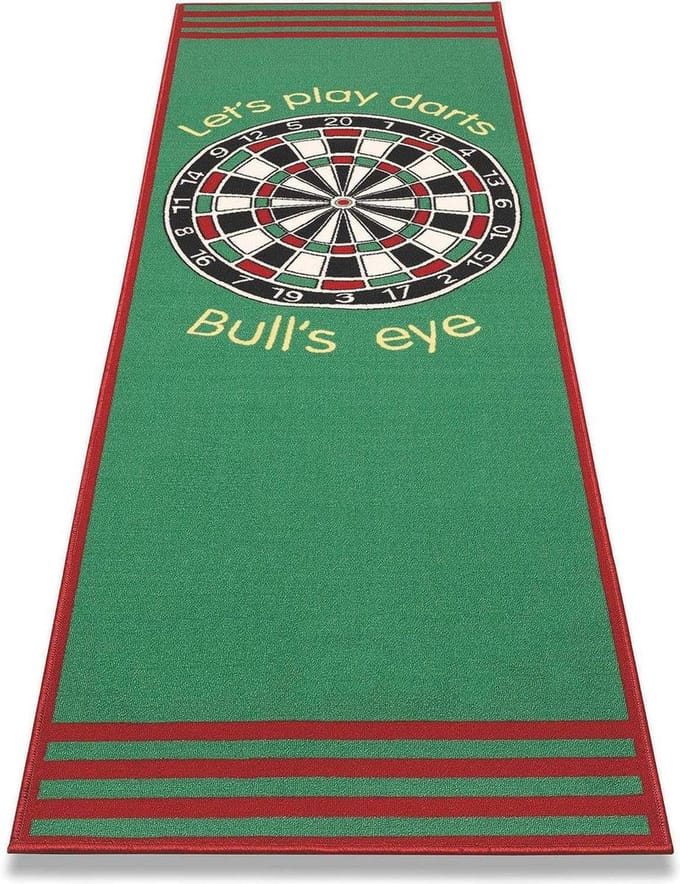 Dartmat Groen -dartkleed - 237 x 79 cm