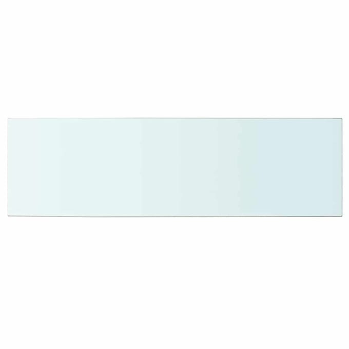 vidaXL - Schappen - 2 - st - 100x30 - cm - glas - transparant