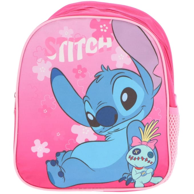 Stitch rugtas 1st Choice roze 25x22x10 cm