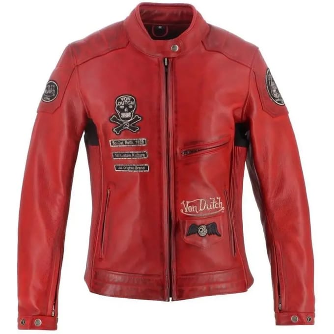Leren motorjack voor vrouwen Helstons VD - Pretty