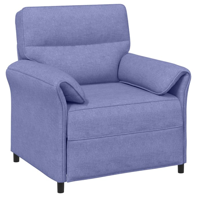 vidaXL - Bank - 100% - polyester - metalen - frame - MDF, - Multiplex
