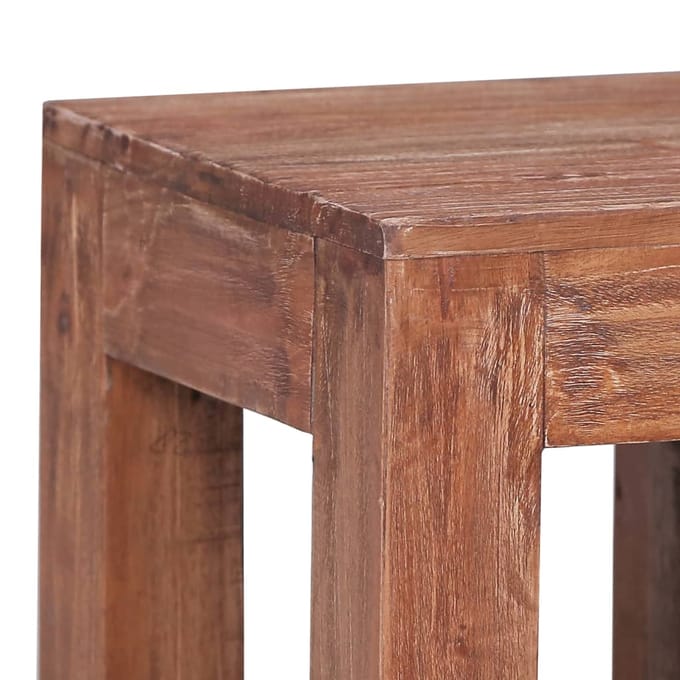 Salontafel 30 x 30 x 30 cm Massief Gerecycled Hout