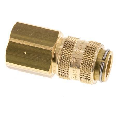 Messing DN 5 Luchtkoppeling Snelkoppeling G 1/4 inch Binnendraad