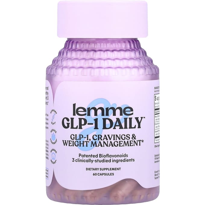 Glp-1 Daily™, Gestion du poids, Appétit et Brûleur de graisse, 60 capsules