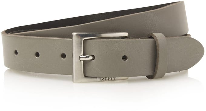 Timbelt Leren Riem 3 cm Grijs | Maat 115