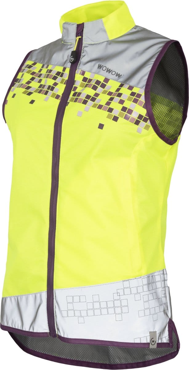 Mouwloos fietsshirt dames - Amy Jacket geel M