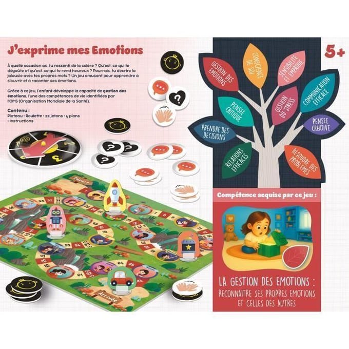 Emotiespel - Educatief - LEVENSVAARDIGHEDEN - Vanaf 5 jaar