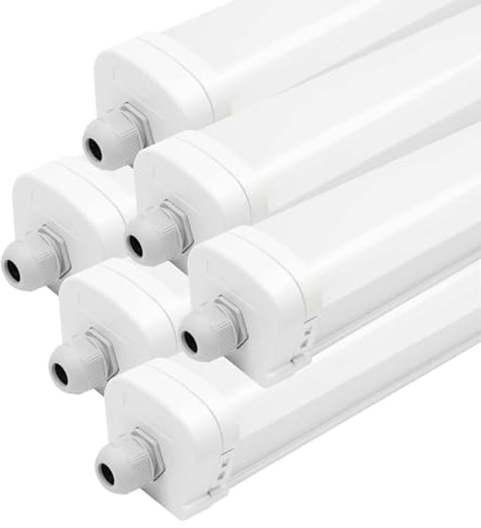 LED TL Fixture 150CM 36W IP65 Interconnectable Daglicht