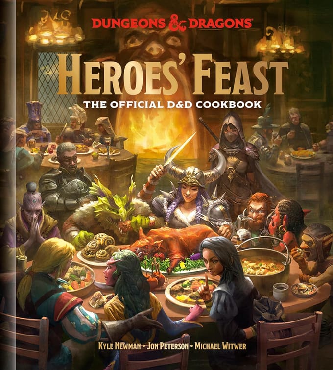 Boek: Feestmaal van de Helden (Kerkers en Draken): Het Officiële D&D Kookboek brown