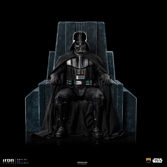 Iron Studios Star Wars Darth Vader on Throne Art Scale 1/10 Statue