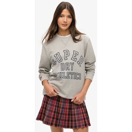 Superdry Geruite Minirok met Middelhoge Taille Rood Grootte: 44