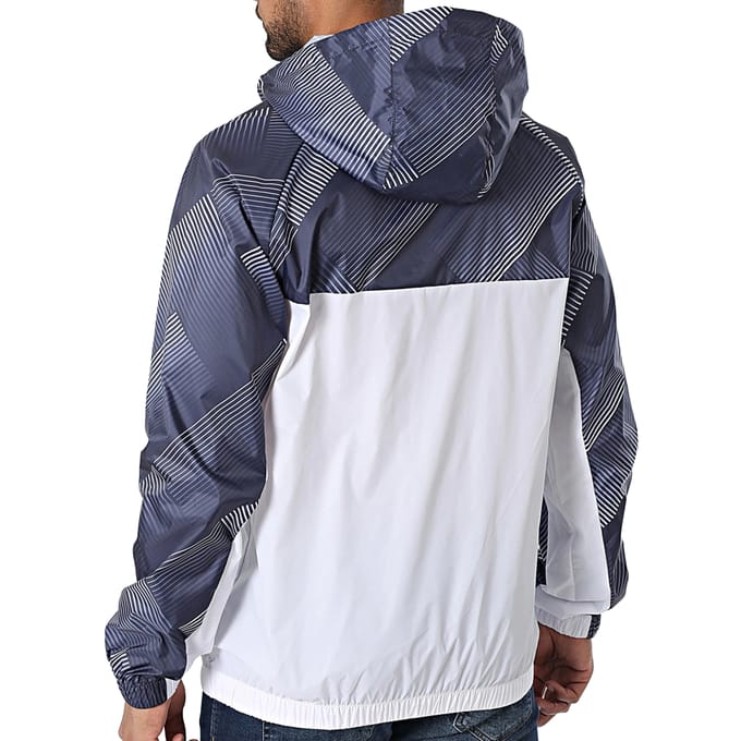 Ellesse Heren Fiorisa Windrunner Jas (Marineblauw/Wit)