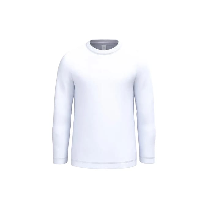 iDeal Basic Brand iDeal150 kinder T-shirt LSL IB314 - Ideal White - 2/4 ans