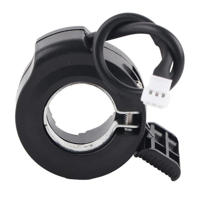 Vingerrembekrachtiger Hall-sensor Elektrische scooter Gaspedaalgreep Fietsaccessoires rood black