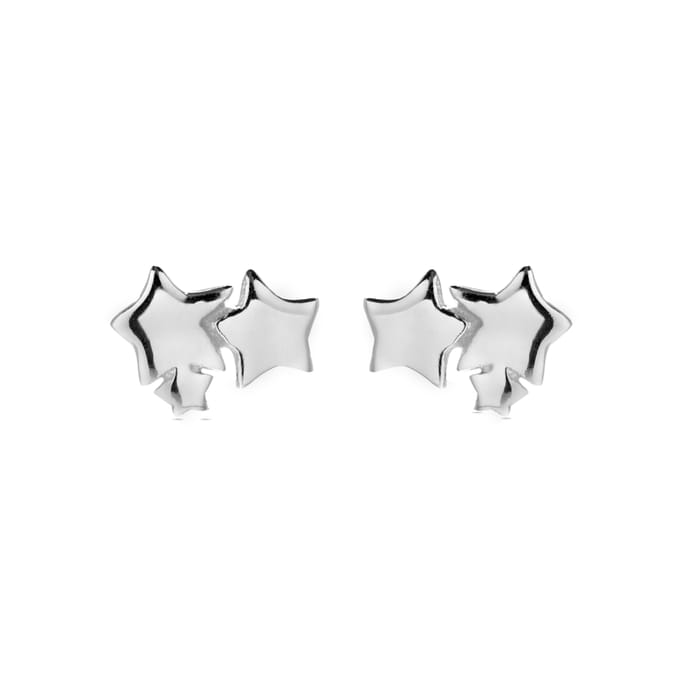 Luxenter 925 sterling zilveren gerhodineerde oorbellen - Essential