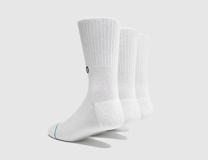 Stance Icon Crew Sokken (3-Pack), wit