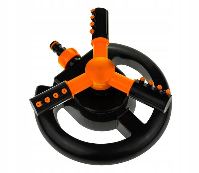 Bradas ECO-1030 Black Line - Draaibare Sproeier - 3-Arms - Regelbaar