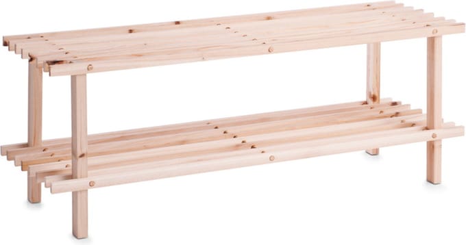 Zeller en schoenenrek 2 etages present - Hout