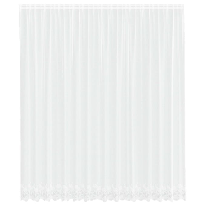 vidaXL Kantgordijn Wit 280 x 400 cm Polyester