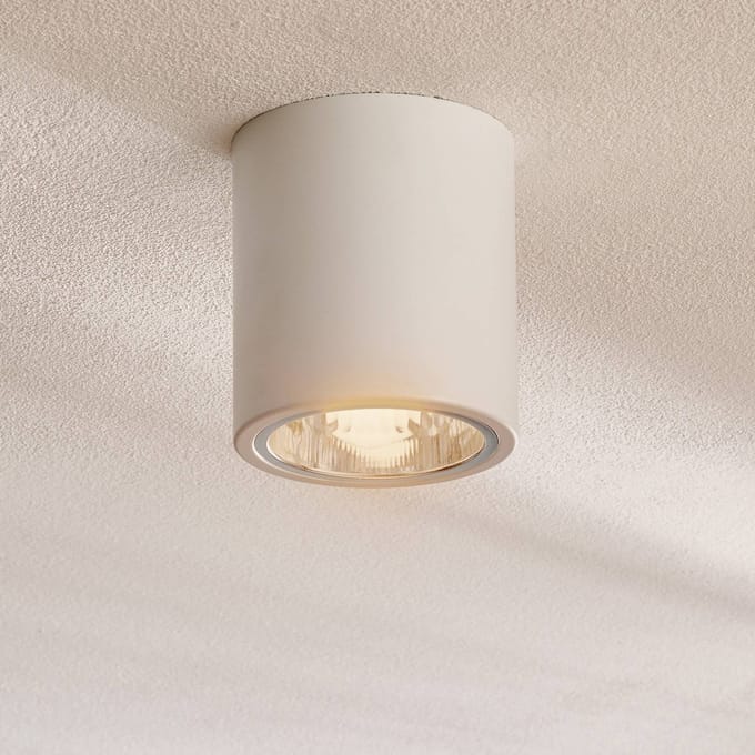 Luminex Plafondspot Downlight round in wit, Ø 13,3 cm