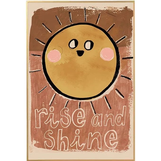 Studio loco poster rise & shine sun 50 x 70 cm