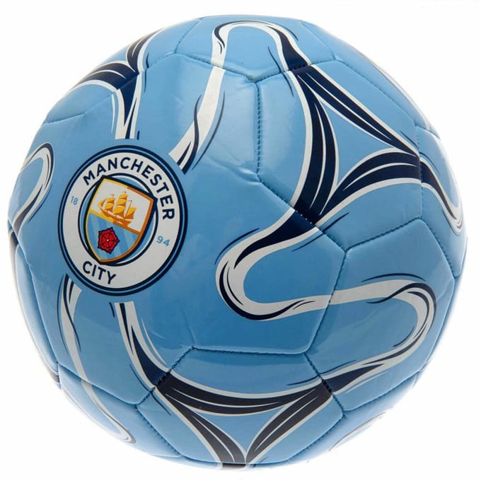 Manchester City voetbal CC - maat 5 - blauw