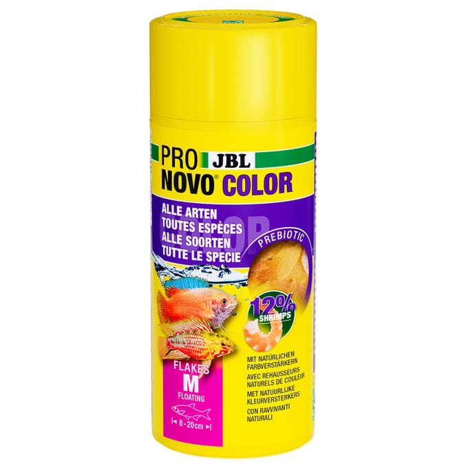 2x 250 ml JBL ProNovo Color Flakes M visvoer