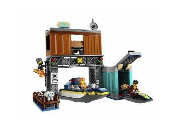 LEGO 60417 Politiespeedboot en boevenschuilplaats Bouwsets